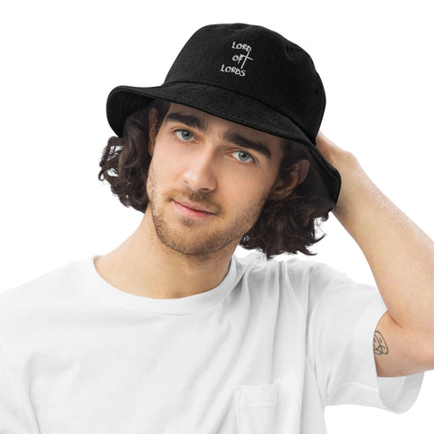 Logo Denim Bucket Hat - Lord of Lords