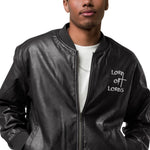 Lord of Lords Leather Bomber Jacket - Lord of Lords