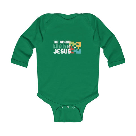 Missing Piece Infant Long Sleeve Bodysuit - Lord of LordsKids clothes