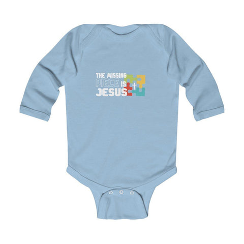 Missing Piece Infant Long Sleeve Bodysuit - Lord of LordsKids clothes