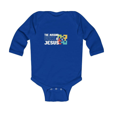 Missing Piece Infant Long Sleeve Bodysuit - Lord of LordsKids clothes