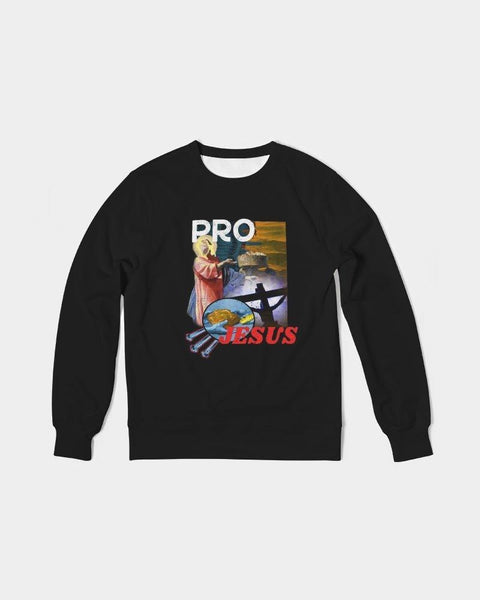 Pro Jesus Men's Classic French Terry Crewneck Pullover - Lord of Lordscrewneck