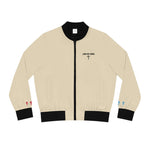 Proverbs 31 'Cream Women's Bomber Jacket - Lord of LordsAll Over Prints