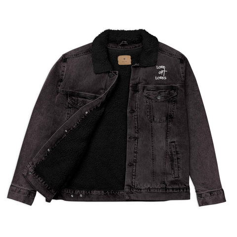 Unisex Denim Sherpa Jacket - Lord of Lords