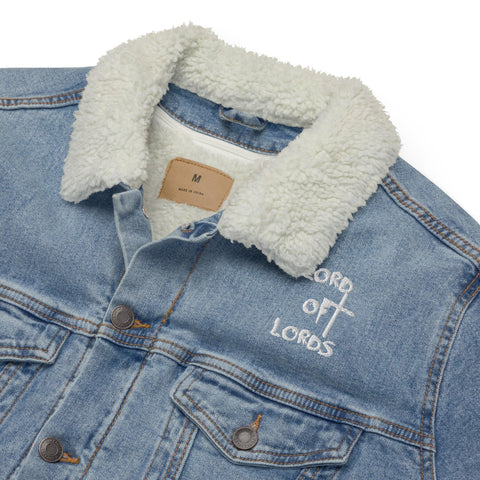 Unisex Denim Sherpa Jacket - Lord of Lords