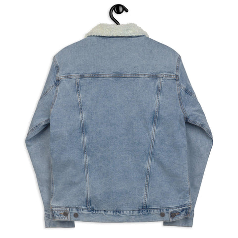 Unisex Denim Sherpa Jacket - Lord of Lords