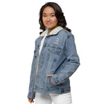 Unisex Denim Sherpa Jacket - Lord of Lords