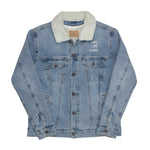 Unisex Denim Sherpa Jacket - Lord of Lords