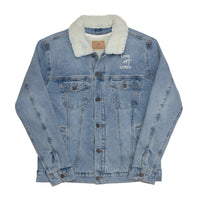 Unisex Denim Sherpa Jacket - Lord of Lords