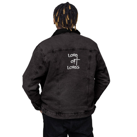 Unisex Denim Sherpa Jacket - Lord of Lords