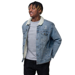 Unisex Denim Sherpa Jacket - Lord of Lords