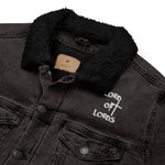Unisex Denim Sherpa Jacket - Lord of Lords