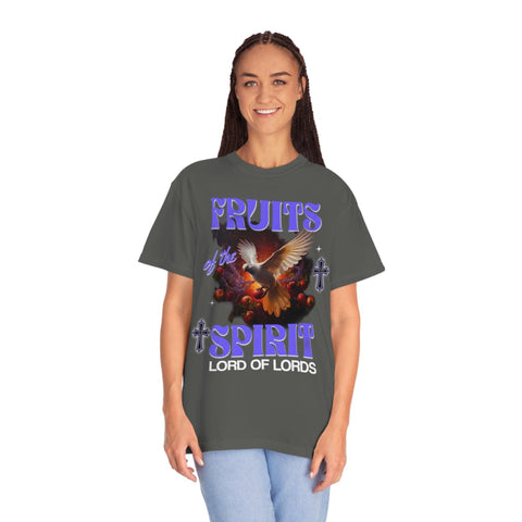 Unisex Fruits of the Spirit Garment-Dyed T-shirt - Lord of LordsT-Shirt