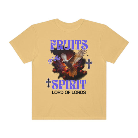 Unisex Fruits of the Spirit Garment-Dyed T-shirt - Lord of LordsT-Shirt