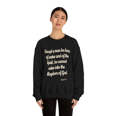 Unisex John 3:5 Heavy Blend™ Crewneck Sweatshirt - Lord of Lords