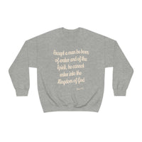 Unisex John 3:5 Heavy Blend™ Crewneck Sweatshirt - Lord of Lords