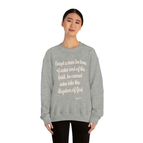 Unisex John 3:5 Heavy Blend™ Crewneck Sweatshirt - Lord of Lords