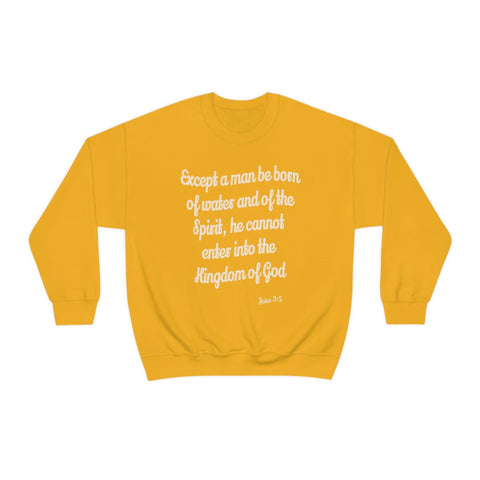 Unisex John 3:5 Heavy Blend™ Crewneck Sweatshirt - Lord of Lords