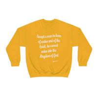 Unisex John 3:5 Heavy Blend™ Crewneck Sweatshirt - Lord of Lords