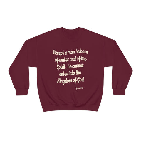 Unisex John 3:5 Heavy Blend™ Crewneck Sweatshirt - Lord of Lords