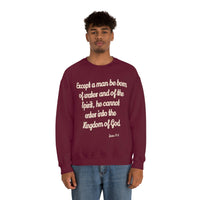 Unisex John 3:5 Heavy Blend™ Crewneck Sweatshirt - Lord of Lords
