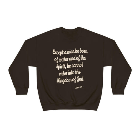 Unisex John 3:5 Heavy Blend™ Crewneck Sweatshirt - Lord of Lords