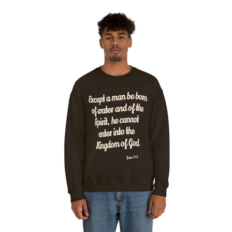 Unisex John 3:5 Heavy Blend™ Crewneck Sweatshirt - Lord of Lords