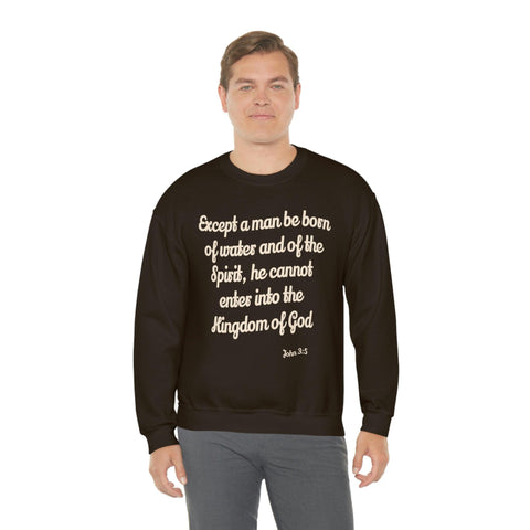 Unisex John 3:5 Heavy Blend™ Crewneck Sweatshirt - Lord of Lords