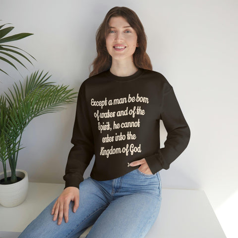 Unisex John 3:5 Heavy Blend™ Crewneck Sweatshirt - Lord of Lords