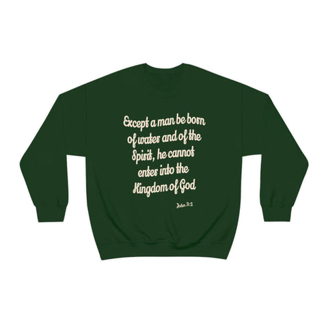 Unisex John 3:5 Heavy Blend™ Crewneck Sweatshirt - Lord of Lords