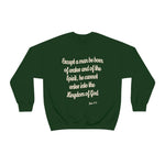 Unisex John 3:5 Heavy Blend™ Crewneck Sweatshirt - Lord of Lords