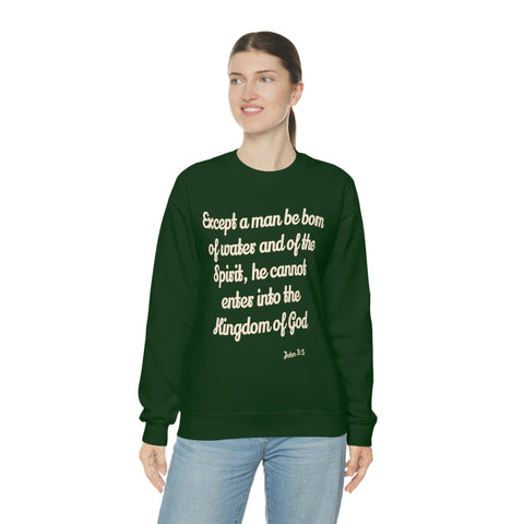 Unisex John 3:5 Heavy Blend™ Crewneck Sweatshirt - Lord of Lords