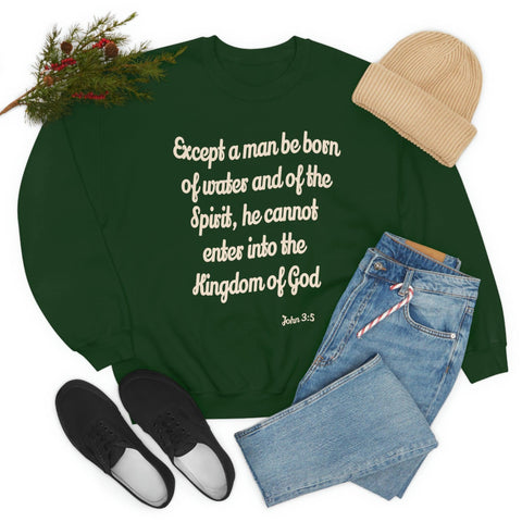 Unisex John 3:5 Heavy Blend™ Crewneck Sweatshirt - Lord of Lords