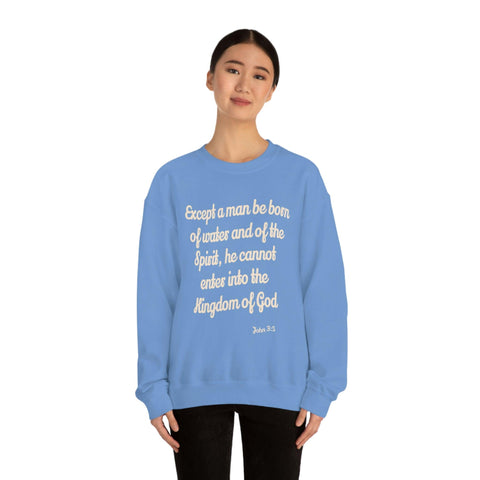 Unisex John 3:5 Heavy Blend™ Crewneck Sweatshirt - Lord of Lords