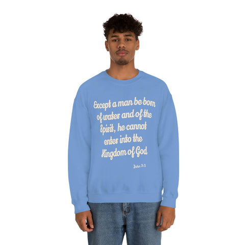 Unisex John 3:5 Heavy Blend™ Crewneck Sweatshirt - Lord of Lords