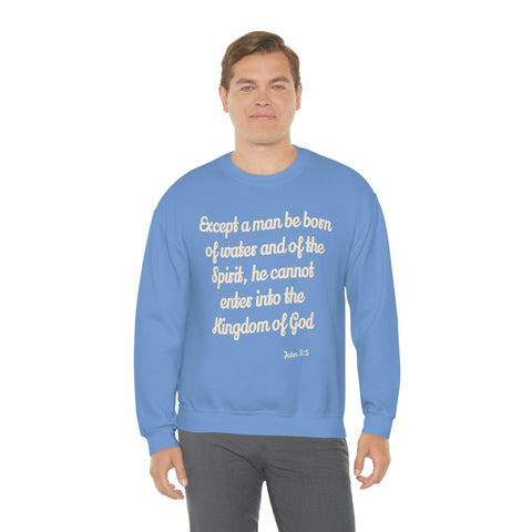 Unisex John 3:5 Heavy Blend™ Crewneck Sweatshirt - Lord of Lords