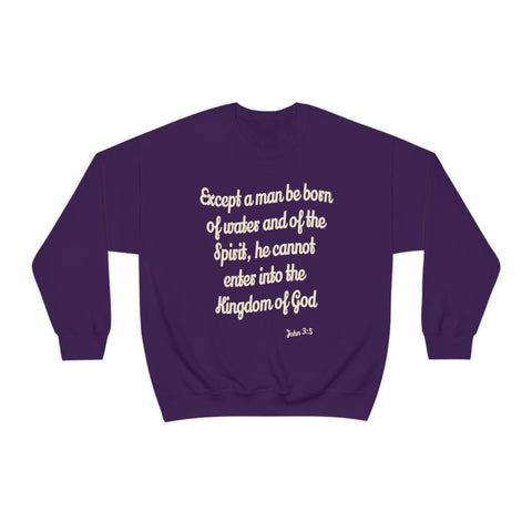 Unisex John 3:5 Heavy Blend™ Crewneck Sweatshirt - Lord of Lords