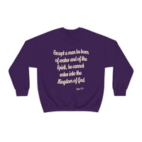 Unisex John 3:5 Heavy Blend™ Crewneck Sweatshirt - Lord of Lords
