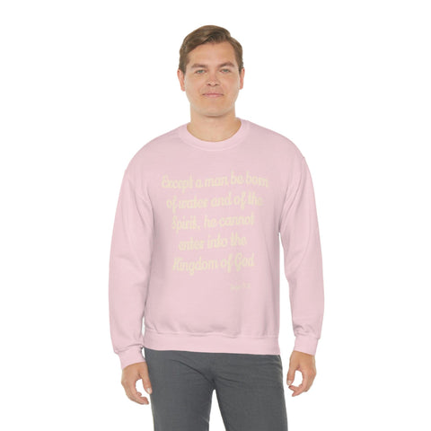 Unisex John 3:5 Heavy Blend™ Crewneck Sweatshirt - Lord of Lords