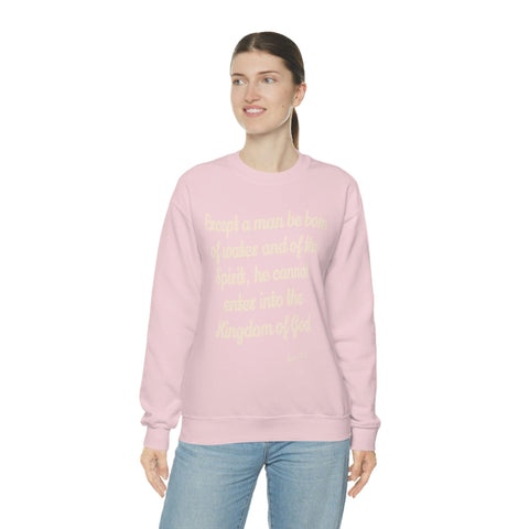 Unisex John 3:5 Heavy Blend™ Crewneck Sweatshirt - Lord of Lords