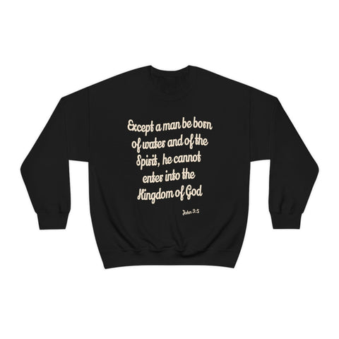 Unisex John 3:5 Heavy Blend™ Crewneck Sweatshirt - Lord of Lords