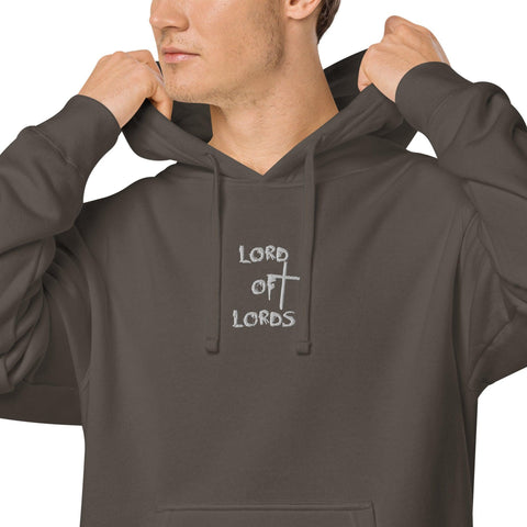 Unisex pigment Logo Hoodie - Lord of Lords