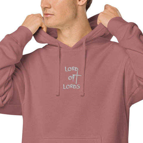 Unisex pigment Logo Hoodie - Lord of Lords