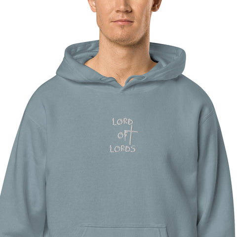 Unisex pigment Logo Hoodie - Lord of Lords