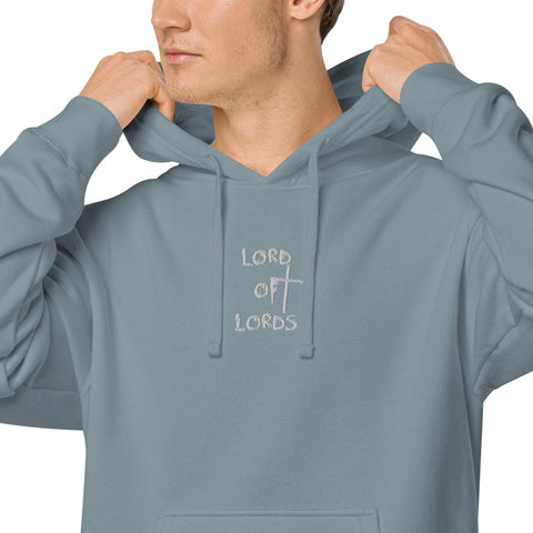 Unisex pigment Logo Hoodie - Lord of Lords