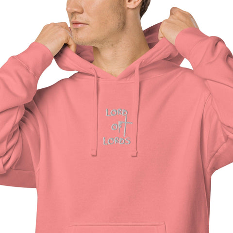 Unisex pigment Logo Hoodie - Lord of Lords