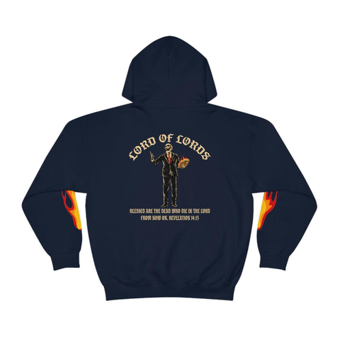 Unisex Revelation 14:13 Heavy Blend™ Hooded Sweatshirt - Lord of LordsHoodie