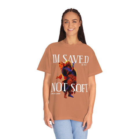 Unisex Saved Not Soft Garment-Dyed Tee - Lord of LordsT-Shirt