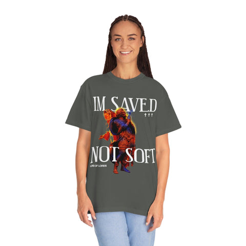 Unisex Saved Not Soft Garment-Dyed Tee - Lord of LordsT-Shirt