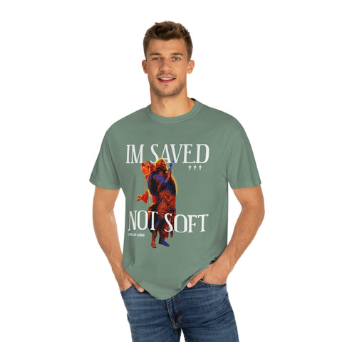 Unisex Saved Not Soft Garment-Dyed Tee - Lord of LordsT-Shirt